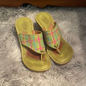 Born wedge sandals | size 7/38